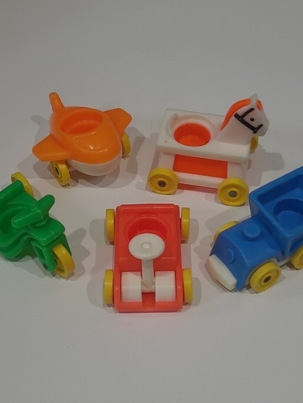 Vintage Fisher Price Little People "Play Family Little Riders" Set